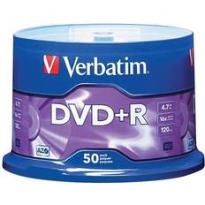 Verbatim DVD+R 4.7 GB 16x 50-pack