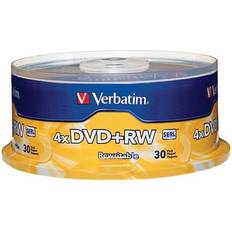 Verbatim 94834 4X DVD RWs, 30-Pack