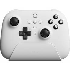 8Bitdo Spillkontroller 8Bitdo Ultimate Bluetooth Controller with Charging Dock (Nintendo Switch/PC) - White