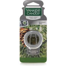 Yankee Candle Car Cleaning & Washing Supplies Yankee Candle Balsam and Cedar Smart Scent Vent Clips Green