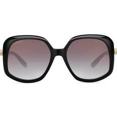 Jimmy Choo Sunglasses Jimmy Choo Women's Amada Square Sunglasses, 56mm Black/Gray