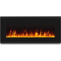 Black - Wall Electric Fireplaces Real Flame Corretto 4700