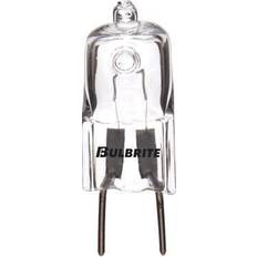 Dimmable Halogen Lamps Bulbrite 25 Watt Dimmable Clear T4 Bi-Pin (GY8) Mini Halogen Light Bulbs, 5/Pack (860838)