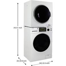 Washer machine and dryer set Equator EW835+ED850