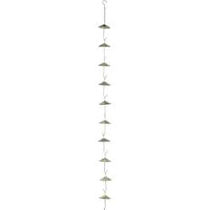 Melrose Green and Brown 72-Inch Rain Chain, Set of 2