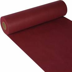 Tischdecken Papstar Table Runner, Similar To Fabric, Fleece Soft Selection 24 Mx 40 Cm Bordeaux