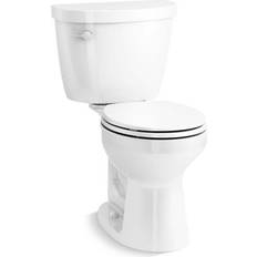 Kohler Water Toilets Kohler Cimarron Comfort Height Two-piece round-front 1.28 gpf chair height toilet