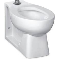 American Standard Toilets American Standard Huron 1.28-1.6 gpf EverClean Universal Flushometer Toilet, 3312001.020