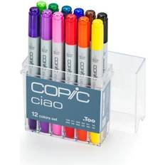 Copic Arts & Crafts Copic Ciao Marker Set, Basic, 12-Piece