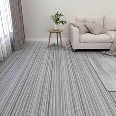 VidaXL Vinylgulv vidaXL 20x Self-adhesive Flooring Planks PVC Light Grey Carpet Laminate Floor
