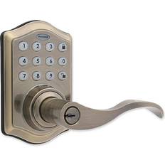 Honeywell Doorbells Honeywell Electronic Entry Lever, Antique Brass, 8734101