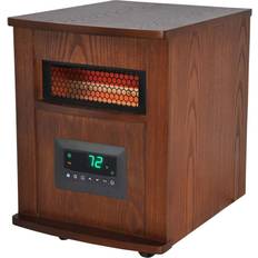 LifeSmart 6 Element Infrared Heater Wood Cabinet