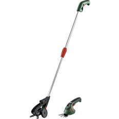 Bosch Gressakser Bosch Home and Garden Isio Rechargeable battery Lawn shears, Bush trimmer battery, charger, extension, grass trimmer attachment 3.6 V Li-ion