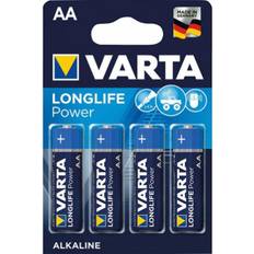 Alkalisch Batterien & Akkus Varta Longlife Power AA Batteries 4-pack