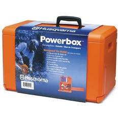 Husqvarna Combi Trimmers Garden Power Tools Husqvarna Powerbox Chainsaw Carrying Case Orange