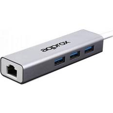 Bluetooth adaptor Approx Network Adaptor APPC07GHUB LAN 10/100/1000 USB 3.0 Grey