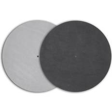 Pro-Ject Plattenspieler Pro-Ject Leather It Black Sound Tuning Turntable Mat