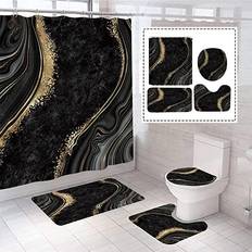 Bathroom Accessories Beifivcl Luxury Marble Curtain Sets (B09MD1CT8J)