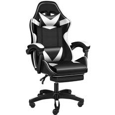 Gaming Chairs Computer Ergonomic Gaming Chair - Black/White