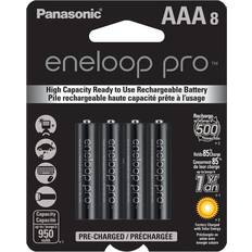 Batteries & Chargers Panasonic Eneloop Pro AAA 950mAh Rechargeable NiMH Battery, 8-Pack
