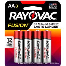 Rayovac Batteries & Chargers Rayovac Fusion Alkaline AA Card (8-Pack)
