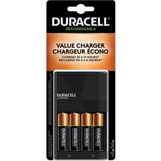 Duracell Battery Chargers Batteries & Chargers Duracell Ion Speed 1000 Battery Charger with 4 NiMh AA Rechargeable