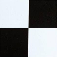 Black and white vinyl floor tiles Achim Sterling Self Adhesive Vinyl Floor Tile 12" x 12" Black/White, 20 Pack