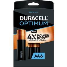 Duracell Optimum Alkaline Aa Batteries, 6/pack DUROPT1500B6PRT