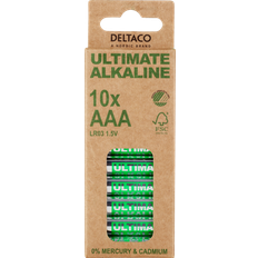 Deltaco Ultimate Alkaline AAA 10-pack