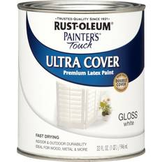 White - Wood Paints Rust-Oleum Painter’s Touch Ultra Cover 1qt Wood Paint White