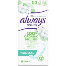 Always Hygieneartikler Always Dailies Organic Cotton Protection Normal 28-pack 28-pack