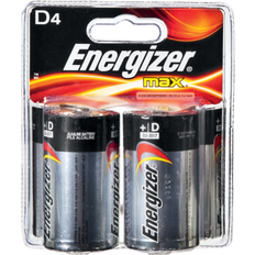 Batteries & Chargers Energizer Max D 4-pack
