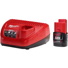 Milwaukee Chargers Batteries & Chargers Milwaukee M12 2.0 Starter Kit