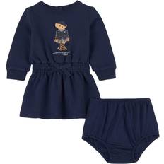 Sweatshirt Dresses Children's Clothing Ralph Lauren Branded Sweat Dress - Navy
