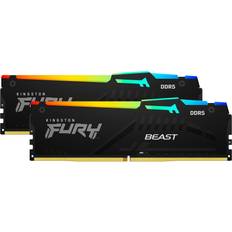32 GB - DDR5 RAM minne Kingston Fury Beast RGB Black DDR5 5200MHz 32GB (KF552C36BBEAK2-32)