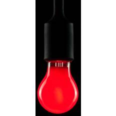 Segula E27 2 W LED light bulb, red, dimmable