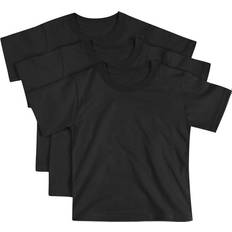 Hanes Toddler's Essential-T Short Sleeve T-shirt 3-pack - Black