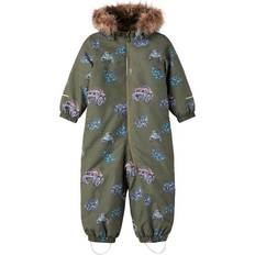 Isolationsfunktion Overalls Name It Snow10 Snowsuit - Olive Night with Truck (13209165)