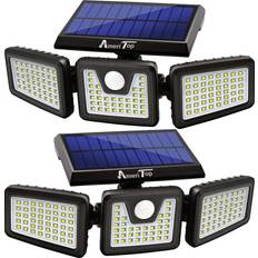Solar Lights Outdoor 6500K Daylight 2-pack