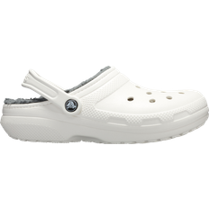 Herren Pantoffeln & Hausschuhe reduziert Crocs Classic Lined - White/Grey