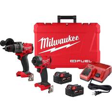Milwaukee Drills & Screwdrivers Milwaukee M18 Fuel 3697-22 Combo Kit (2x5.0Ah)