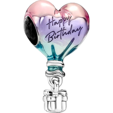 Charms & Pendants Pandora Happy Birthday Hot Air Balloon Charm - Silver/Multicolour