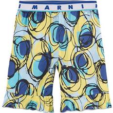 Rayon Hosen Marni Branded Ruffled Shorts