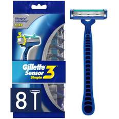 Shaving Accessories Gillette Sensor3 Simple Razors 8-pack