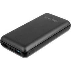 Batteries & Chargers Aluratek USB Power Bank for Most Smartphones, 20000mAh, Black (ASPB20KF) Black