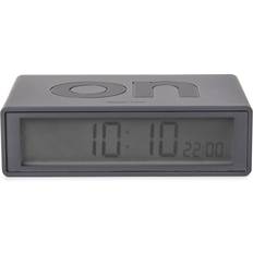 Lexon Alarm Clocks Lexon Flip Radio-Controlled Reversible LCD Alarm Clock, BOWLR150G3