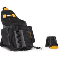 Tool Bags Toughbuilt 7.5" Small Electrician Pouch with ClipTech Hub and 13-pockets, Black"