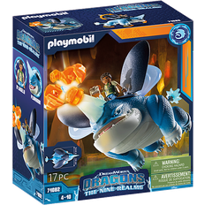 Playmobil Dragons Nine Realms: Plowhorn & D'Angelo 71082