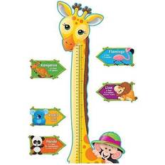 Giraffes Crafts Trend Giraffe Growth Chart Bulletin Board Set 6 ft