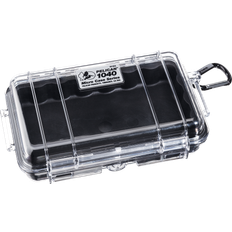 Transport Cases & Carrying Bags Pelican 1040 Protector Micro Case with Liner 6.5'x3.9'x1.8' Black Black/Clear
